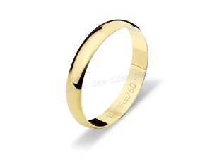 Aliança de Ouro 18k 750 3,5 mm – 10285.1