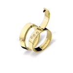 Aliança De Ouro 18k 750 10077.1