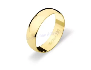 Aliança De Ouro 18k 750 10222.1