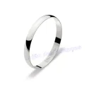 Aliança De Ouro Branco 18k 750 10107.5