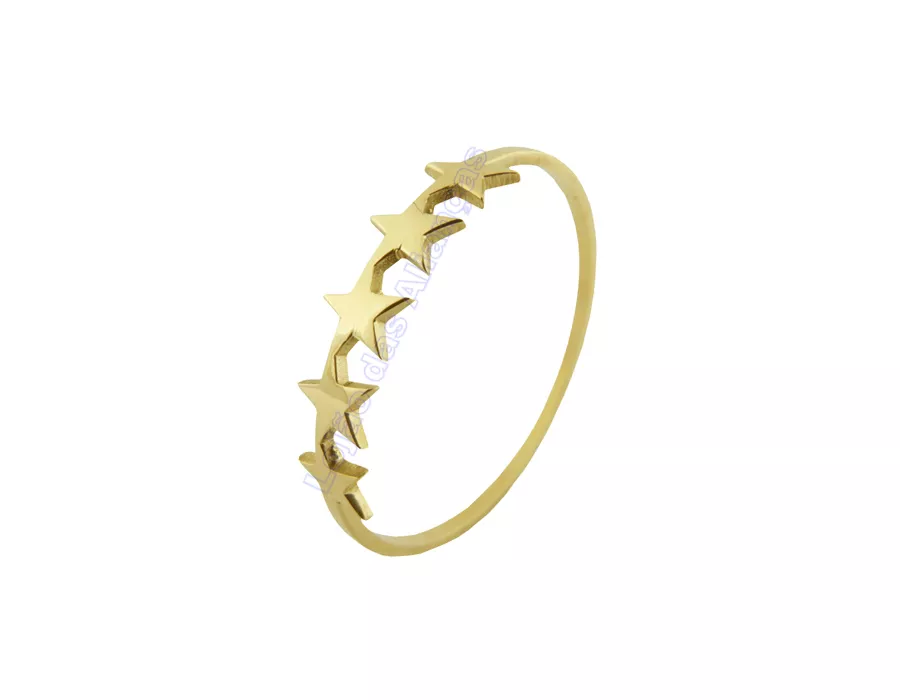 Anel Em Ouro 18k 750